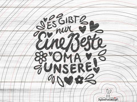 Beste Oma Plotterdatei SVG DXF