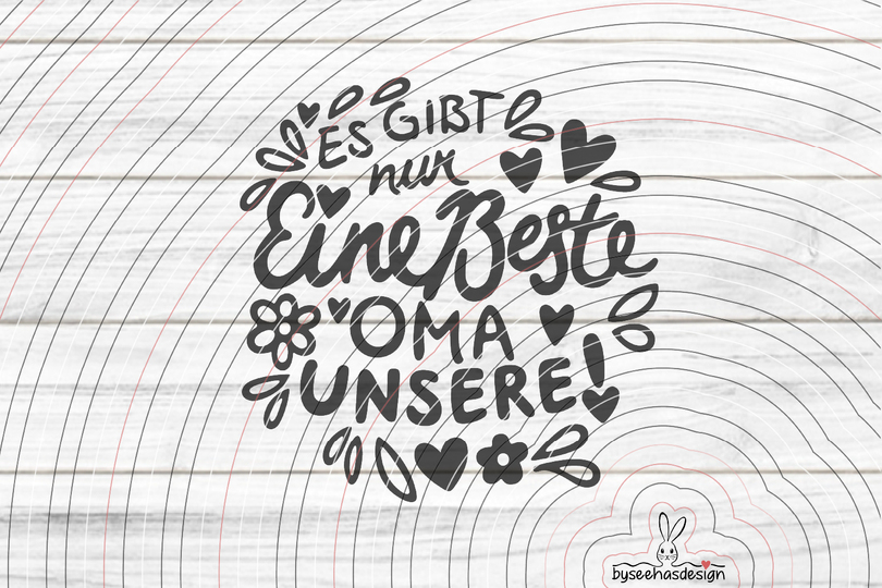 Beste Oma Plotterdatei SVG DXF