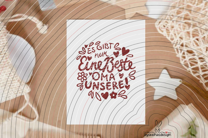 Beste Oma Plotterdatei SVG DXF