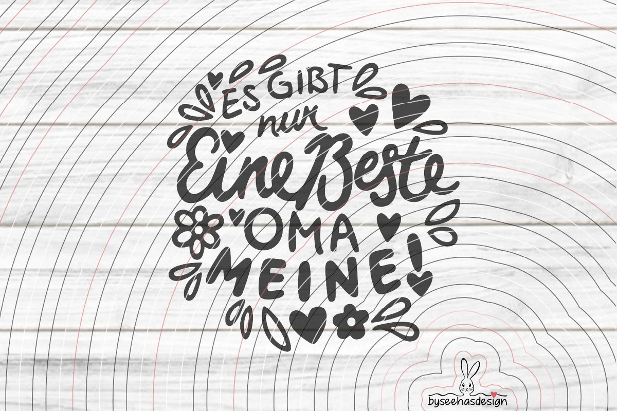 Beste Oma Plotterdatei SVG DXF - Bild 2
