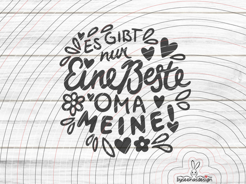 Beste Oma Plotterdatei SVG DXF