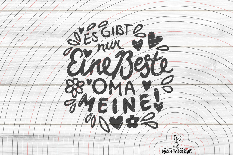 Beste Oma Plotterdatei SVG DXF