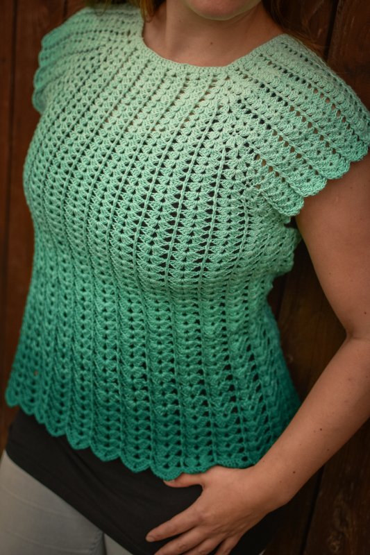 Häkelanleitung RVO Raglan Shirt "Louise", alle Größen möglich