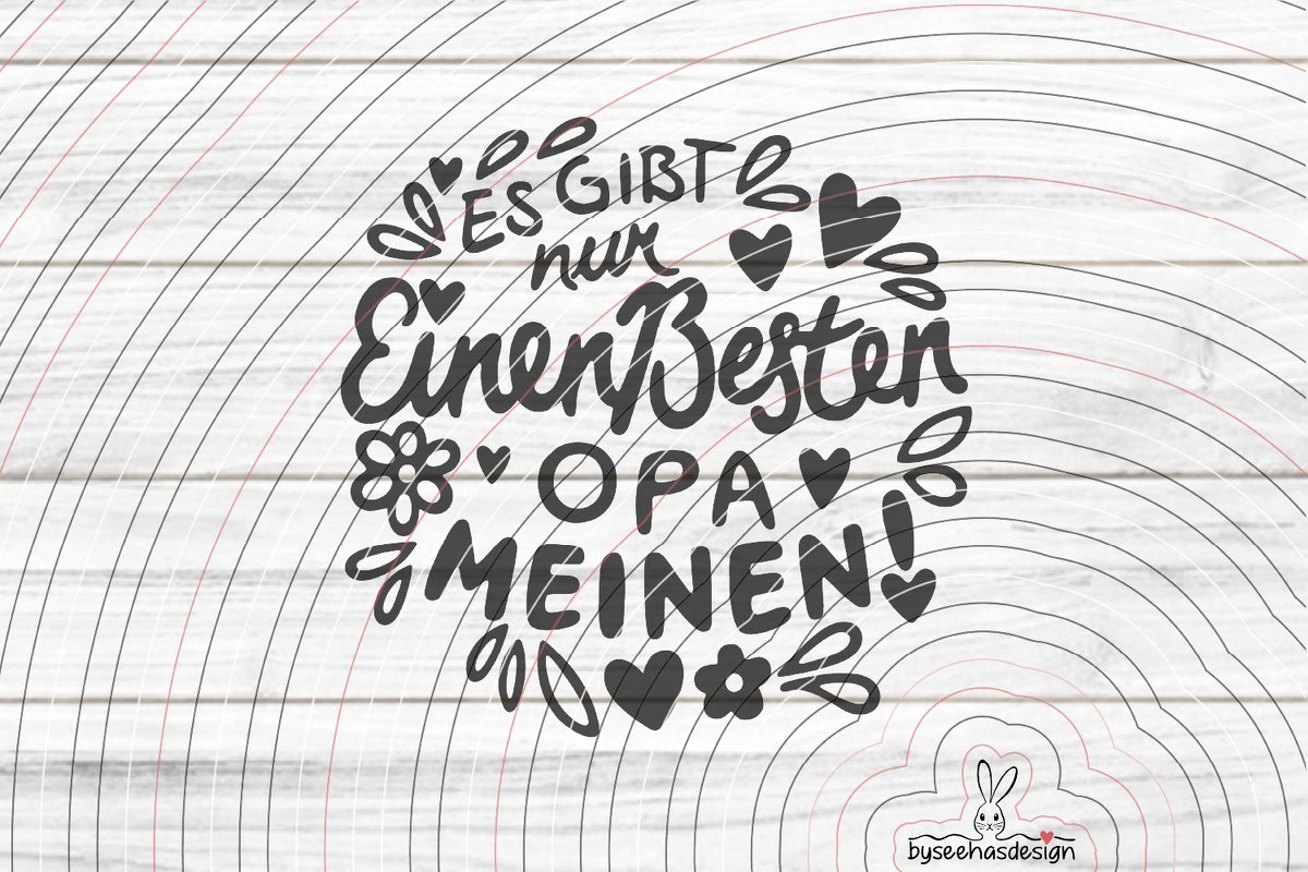 Bester Opa Plotterdatei SVG DXF - Bild 2