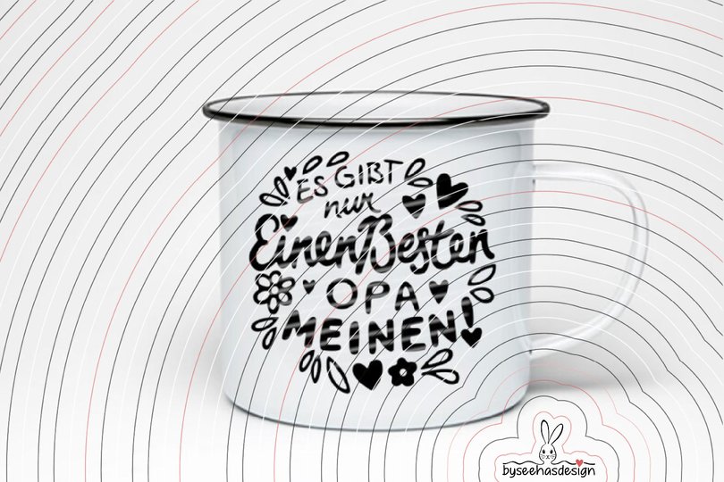 Bester Opa Plotterdatei SVG DXF