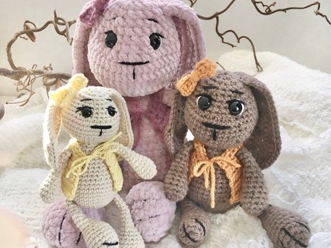 Häkelanleitung Kaninchen Kikki - ohne Annähen