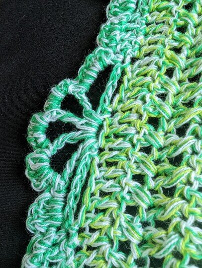 Zitronette - Häkelanleitung für ein stilvolles Dreiecktuch