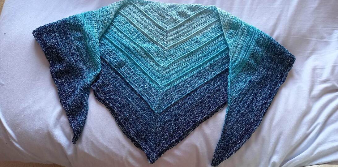 Zitronette - Häkelanleitung für ein stilvolles Dreiecktuch