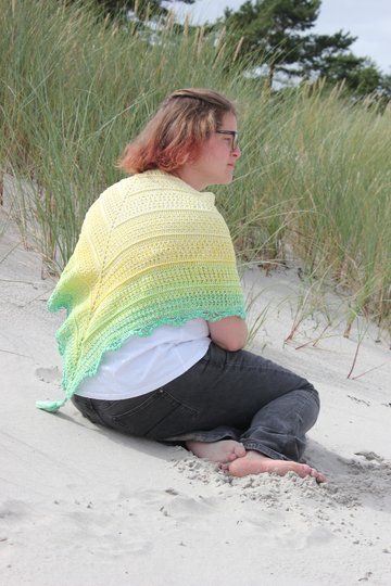 Zitronette - Häkelanleitung für ein stilvolles Dreiecktuch