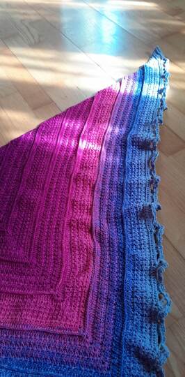 Zitronette - Häkelanleitung für ein stilvolles Dreiecktuch