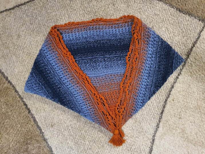 Zitronette - Häkelanleitung für ein stilvolles Dreiecktuch