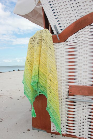 Zitronette - Häkelanleitung für ein stilvolles Dreiecktuch