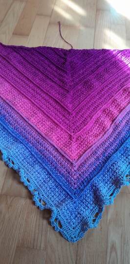 Zitronette - Häkelanleitung für ein stilvolles Dreiecktuch