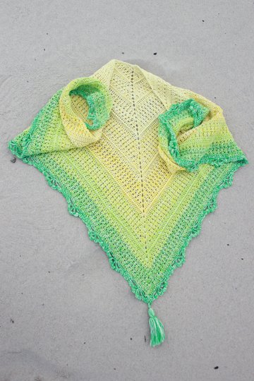 Zitronette - Häkelanleitung für ein stilvolles Dreiecktuch