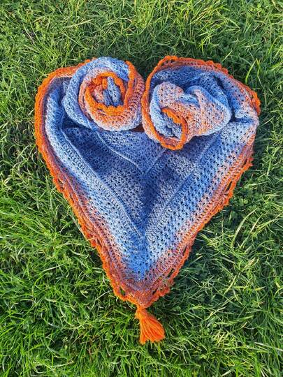 Zitronette - Häkelanleitung für ein stilvolles Dreiecktuch