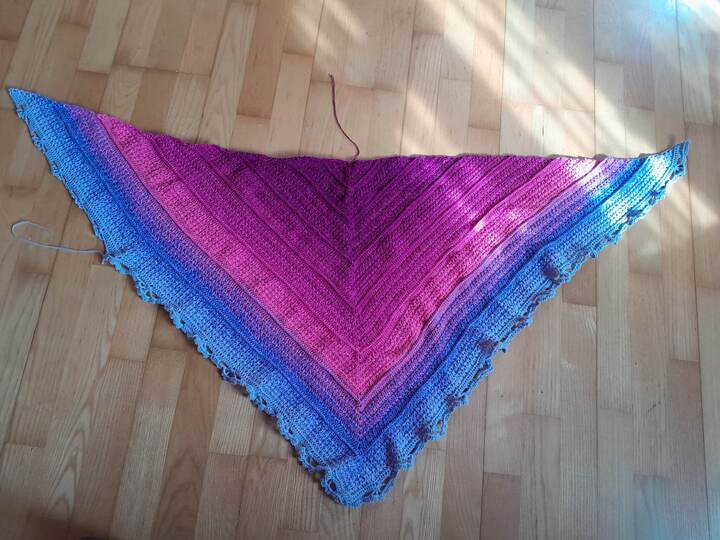 Zitronette - Häkelanleitung für ein stilvolles Dreiecktuch