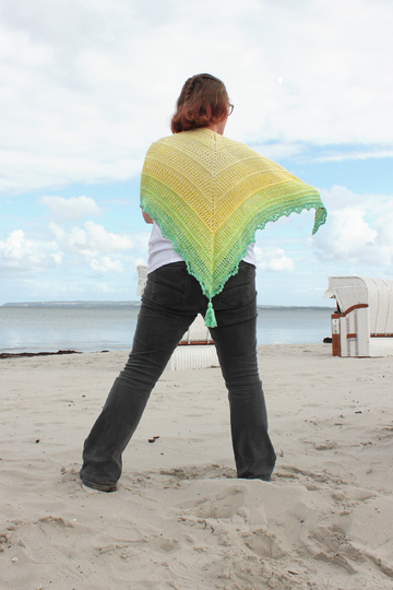 Zitronette - Häkelanleitung für ein stilvolles Dreiecktuch