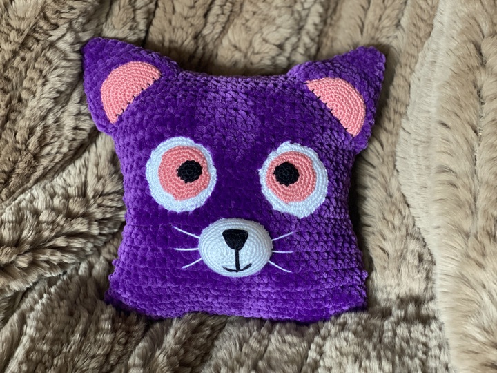 Häkelanleitung - Kuschelpolster Kitty Cat (Katze Schnurrli)