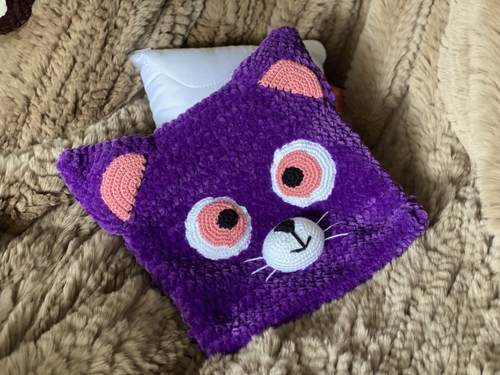 Häkelanleitung - Kuschelpolster Kitty Cat (Katze Schnurrli)