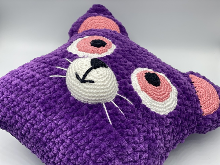 Häkelanleitung - Kuschelpolster Kitty Cat (Katze Schnurrli)