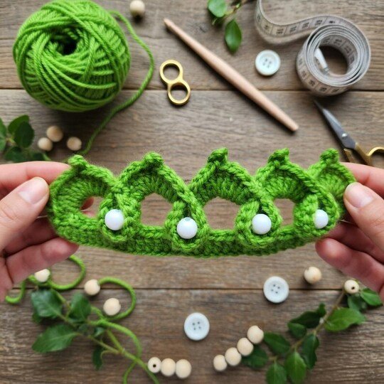 Häkelanleitung Haarband PDF + Video-Tutorial – nontycrochet