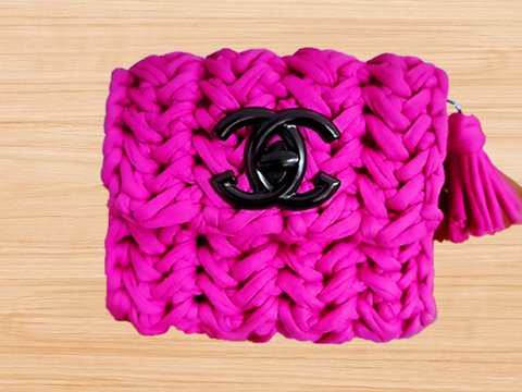 Häkelanleitung Kartenhalter / Geldbörse PDF + Video-Tutorial – nontycrochet