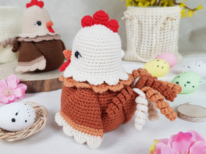 Rosie die Osterhenne PDF Häkelanleitung