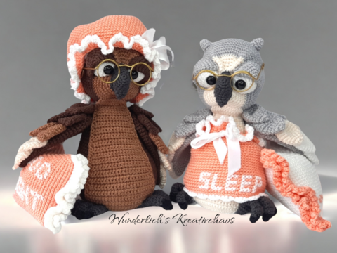 Häkelanleitung "Martha" Die Schlafeule