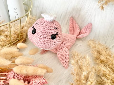 Wal Malu- Häkelanleitung Amigurumi/ Kuscheltier von Wolldiamant