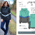 PDF Schnittmuster für einen Frauenhoodie  in den Größen 32-54