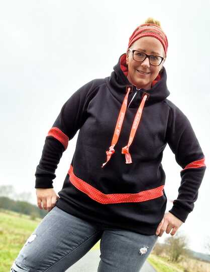 PDF Schnittmuster für einen Frauenhoodie  in den Größen 32-54