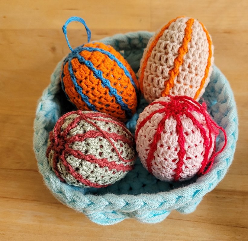 Osterei längsgestreift - Bild 4