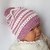 Strickanleitung Baby-Mütze mit Lochmuster, ca. 0 - 6 Monate   #315