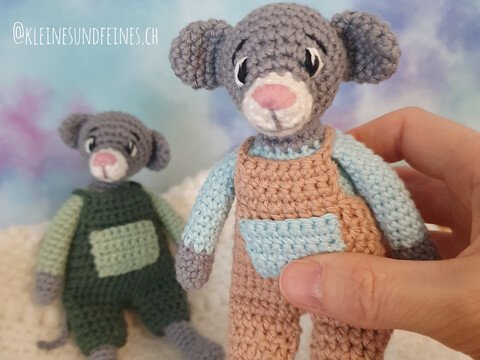 Häkelanleitung Maus Anton (Basisanleitung) - PDF Datei