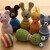 Crochet pattern skittles game animals, funny family game