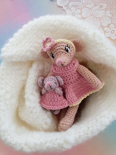 Häkelanleitung Babymäuschen Ida - PDF Datei