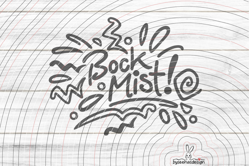 Bock Mist Plotterdatei SVG DXF