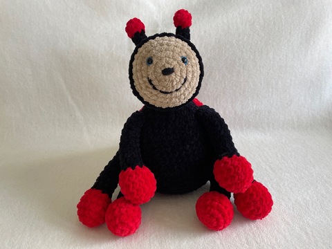 Häkelmuster für Marie-Lou Marienkäfer - Fortgeschrittene