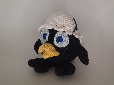 Camillo das schwarzes Küken - Amigurumi Häkelanleitung