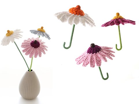 Blütenschirmchen oder Blumendeko „Margerite“