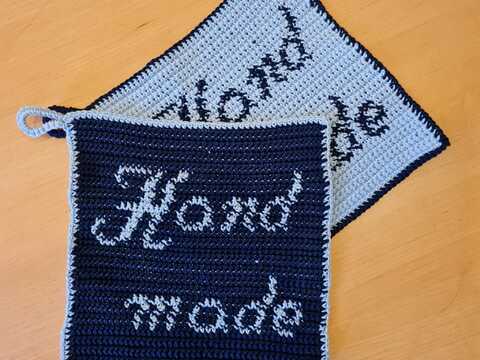 Häkelanleitung Topflappen Handmade