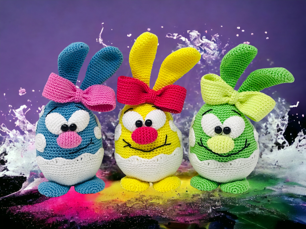 Naughty Bunnies - Crochet Pattern from Diana´s kleiner Häkelshop