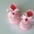 Crochet baby girl shoes pattern Christening sandals 0-3 months with bow b20