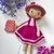 Master class doll Emma with accessories. Amigurumi doll. Knitted doll.