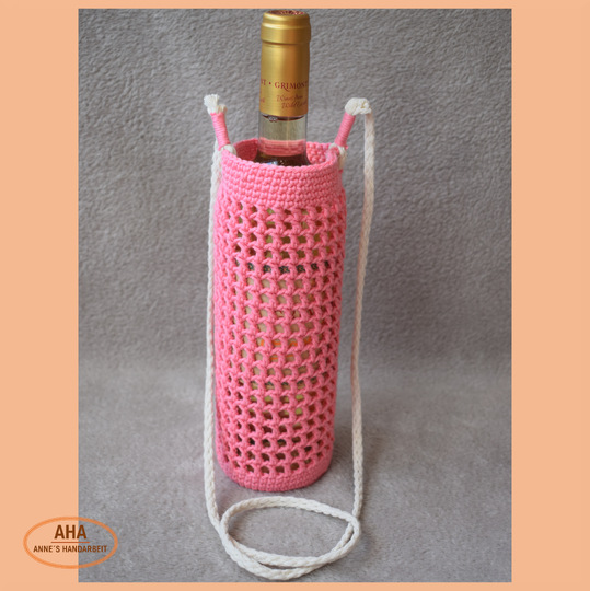 Friedolin - gehäkelter Weinflaschenhalter