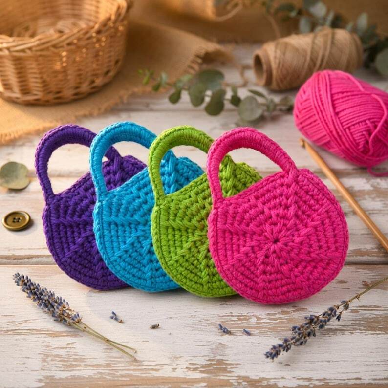 Crochet Round Bag Pattern + Video Tutorial (English Only) - Image 6