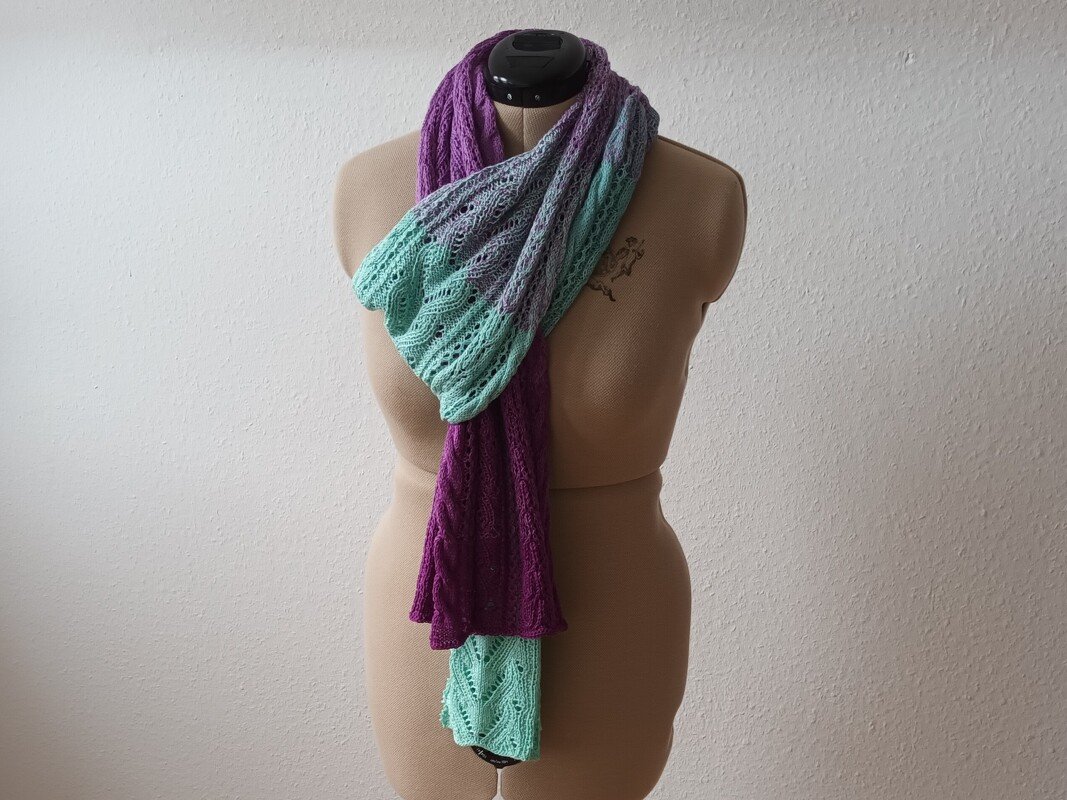 Strickanleitung für den Schal "Sophia" - Bild 3