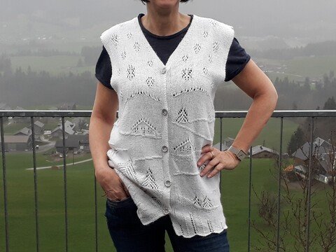 Strickanleitung Weste "Winterwonderland"