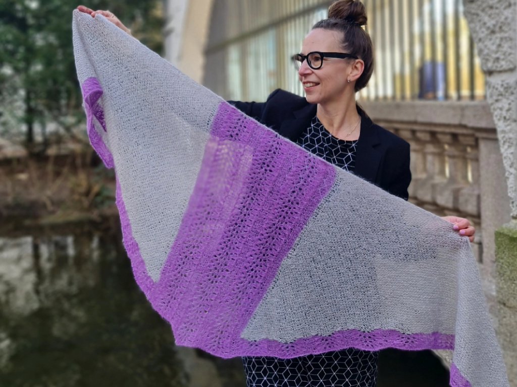 Strickanleitung Tuch Cosetta