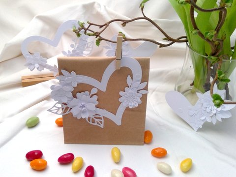Blumen und Herz Plotterdatei SVG DXF